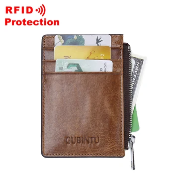 100%Genuine Leather Card ID Holder Women Men Wallet Credit Card Business Card Holders Organizer Purse Bag RFID Blocking K1
100%Genuine Leather Card ID Holder Women Men Wallet Credit Card Business Card Holders Organizer Purse Bag RFID Blocking K1