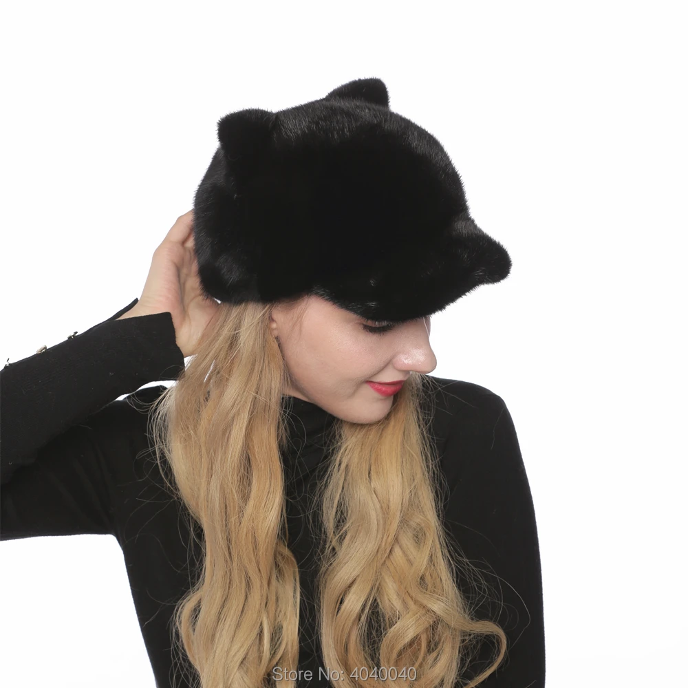 mink hat with tail (10)