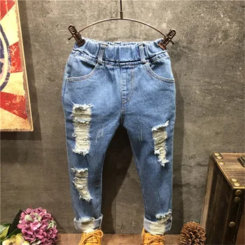 Girl Winter Trouser 2019 Autumn Kids Casual Ripped Jeans Little Girls Fashion Holes Denim Pants Children's Clothing Trousers
Girl Winter Trouser 2019 Autumn Kids Casual Ripped Jeans Little Girls Fashion Holes Denim Pants Children's Clothing Trousers