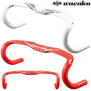 wacako Ultralight Full Carbon Fibre Road Handlebar Bent Bar Handlebar External Wiring Road Bicycle Hand Bar 31.8*400/420/440mm
wacako Ultralight Full Carbon Fibre Road Handlebar Bent Bar Handlebar External Wiring Road Bicycle Hand Bar 31.8*400/420/440mm