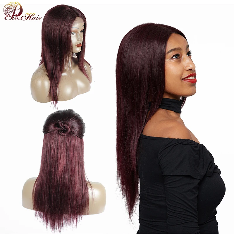 Pinshair Burgundy Lace Front Human Hair Wigs For Women Black 99J Pre Plucked Brazilian Straight Lace Wig With Baby Hair Non Remy
Pinshair Burgundy Lace Front Human Hair Wigs For Women Black 99J Pre Plucked Brazilian Straight Lace Wig With Baby Hair Non Remy