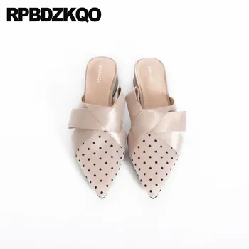 Women Shoes 2018 Spring Cute Mules Low Heel Block Closed Toe High Heels Bow Kawaii Pumps Slides Sandals Bowtie Beige Pointed
Women Shoes 2018 Spring Cute Mules Low Heel Block Closed Toe High Heels Bow Kawaii Pumps Slides Sandals Bowtie Beige Pointed
