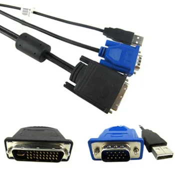 high quality projector cable 35 pin dvi to vga usb cable with magnetic 1.8 meters
high quality projector cable 35 pin dvi to vga usb cable with magnetic 1.8 meters
