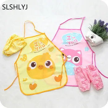 SLSHLYJ 1Set New Child Kid Cartoon Owl Apron Cuff Kit Kitchen Art Baking Painting Pinafore+Arm Sleeve PE PVC Waterproof Aprons
SLSHLYJ 1Set New Child Kid Cartoon Owl Apron Cuff Kit Kitchen Art Baking Painting Pinafore+Arm Sleeve PE PVC Waterproof Aprons