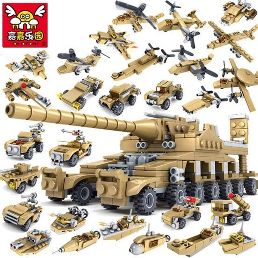 544pcs Brand Compatible Army Series 16 in 1 Super Fire Tank Assembly Transformation Toy Small Particles Building Blocks for Kids
544pcs Brand Compatible Army Series 16 in 1 Super Fire Tank Assembly Transformation Toy Small Particles Building Blocks for Kids