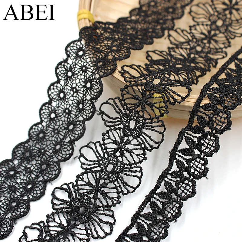 5yards/lot Diy Chocker Jewelry Ribbon Ornaments Embroidery Black Lace Trimming Garments Edge Decoration Accessories
5yards/lot Diy Chocker Jewelry Ribbon Ornaments Embroidery Black Lace Trimming Garments Edge Decoration Accessories