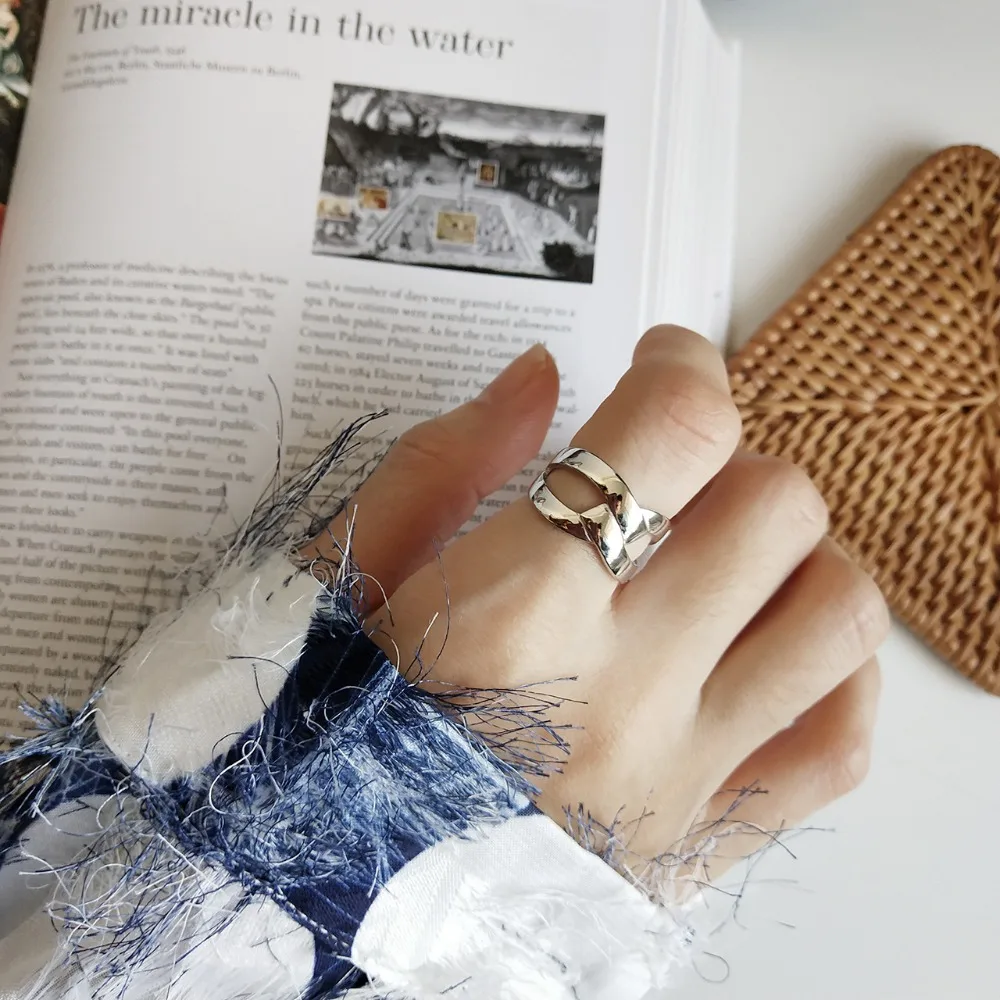 Amaiyllis Fashion 925 Sterling Silver Ring Personality Hipster Knotted Ring open ring jewelry Love Gift
Amaiyllis Fashion 925 Sterling Silver Ring Personality Hipster Knotted Ring open ring jewelry Love Gift