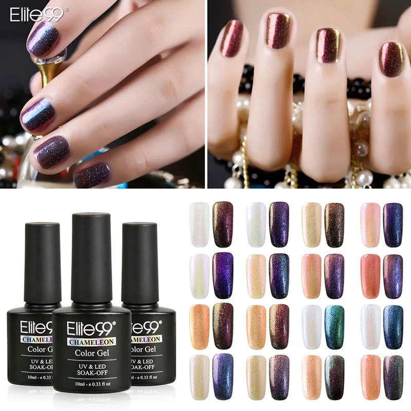 Elite99 3D Chameleon Nail Art UV Nail Gel Lacquer Semi Permanent Salon Led Gel Nail Lacquer Manicure Soak Off Long Lasting 10ML
Elite99 3D Chameleon Nail Art UV Nail Gel Lacquer Semi Permanent Salon Led Gel Nail Lacquer Manicure Soak Off Long Lasting 10ML