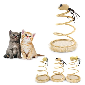 Teasing Cat Toys Interactive Scratching Posts For Cats Sisal spring with small animal style cat scratch board Cat's claw toy
Teasing Cat Toys Interactive Scratching Posts For Cats Sisal spring with small animal style cat scratch board Cat's claw toy
