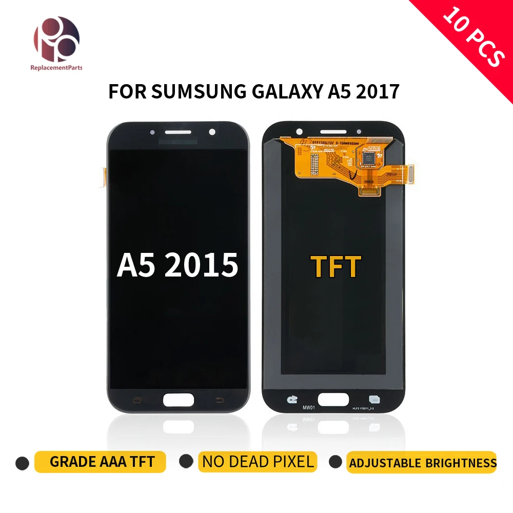 10PCS Super TFT LCD Display Assembly for Samsung Galaxy A5 A500 A500F A500M 2015 LCD Screen With Brightness Adjust 100% Tested
10PCS Super TFT LCD Display Assembly for Samsung Galaxy A5 A500 A500F A500M 2015 LCD Screen With Brightness Adjust 100% Tested
