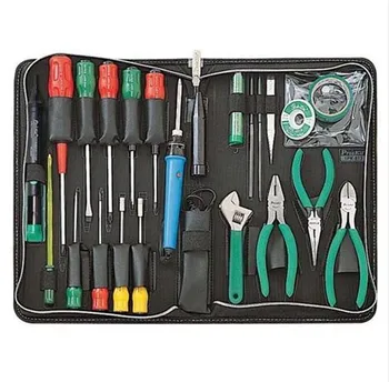 Selling ProsKit 1PK-813B-1 Basic Electronic Toolkit (220V), Hand Tool Set Screwdriver Pliers Needle File Tools Set
Selling ProsKit 1PK-813B-1 Basic Electronic Toolkit (220V), Hand Tool Set Screwdriver Pliers Needle File Tools Set