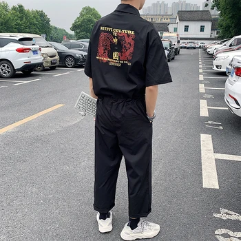 2019 Spring And Summer New Korean Version Of The Tide Brand Men's Printing Tooling Casual Nine Points Jumpsuit S-XL
2019 Spring And Summer New Korean Version Of The Tide Brand Men's Printing Tooling Casual Nine Points Jumpsuit S-XL