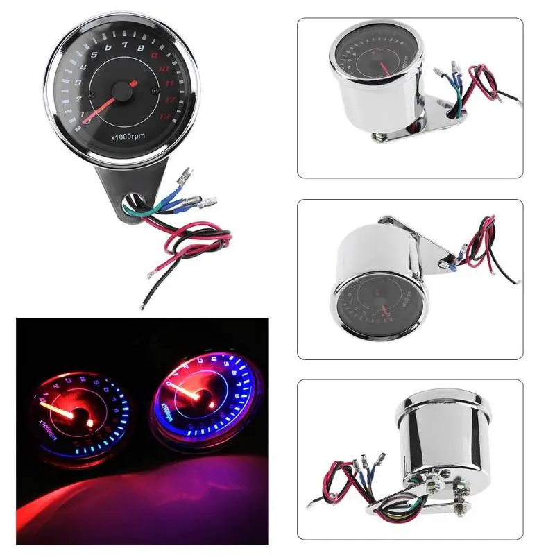 12V Motorcycle Odometer Speedometer Electronic Induction Tachometer Speed Meter Motor Auto Accessory Speedometer 13000RPM LCD
12V Motorcycle Odometer Speedometer Electronic Induction Tachometer Speed Meter Motor Auto Accessory Speedometer 13000RPM LCD