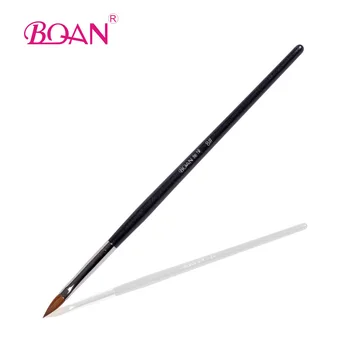BQAN 10Pcs/Lots 8# Nail Kolinsky Brush Pure Sable Nail Art brush Black Color Wooden Handle Oval Acrylic Brush
BQAN 10Pcs/Lots 8# Nail Kolinsky Brush Pure Sable Nail Art brush Black Color Wooden Handle Oval Acrylic Brush