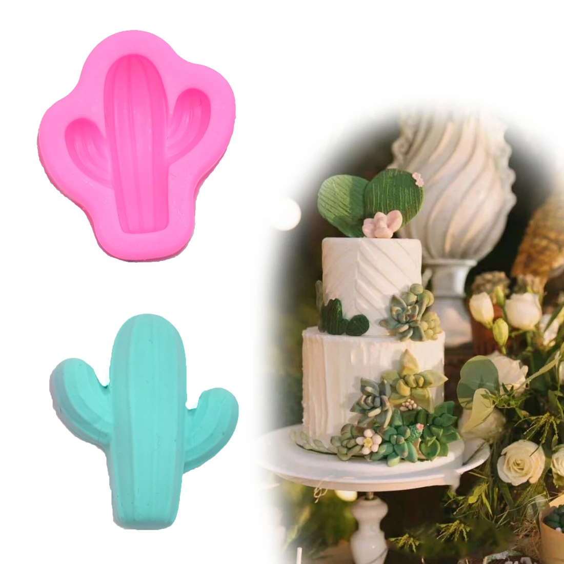 Silicone Cactus Shape Mold Cake Decorating Tools 1PC Chocolate Soap Stencils Fondant Cake Baking Kitchen Candy Bakeware Cooking
Silicone Cactus Shape Mold Cake Decorating Tools 1PC Chocolate Soap Stencils Fondant Cake Baking Kitchen Candy Bakeware Cooking