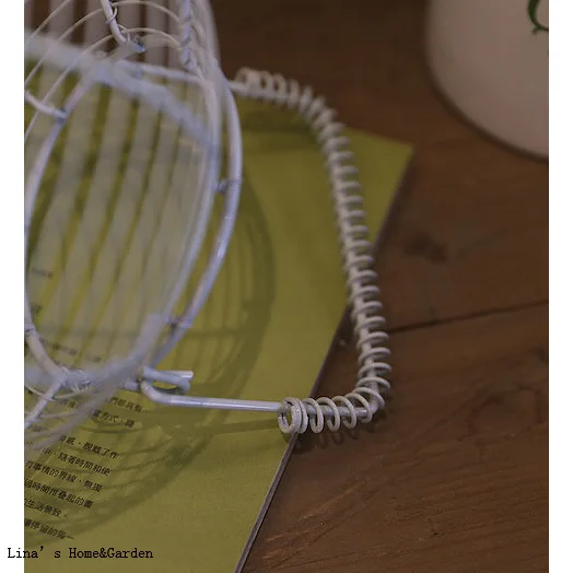 handwoven metal wire egg basket wholesale (3)