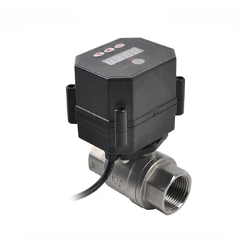 DN20 3/4" Mini 2 Way SS304 Stainess Steel Motorized BSP NPT Threaded Ball Valve Time Control Electric Actuator Ball Valve
DN20 3/4" Mini 2 Way SS304 Stainess Steel Motorized BSP NPT Threaded Ball Valve Time Control Electric Actuator Ball Valve