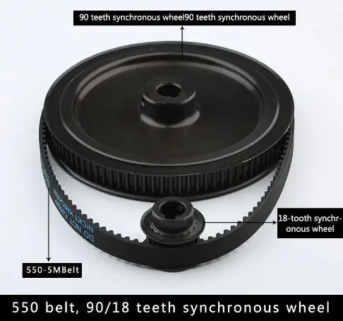 Timing belt pulleys timing belts timing belt deceleration suite 5M (5:1) CNC machine parts
Timing belt pulleys timing belts timing belt deceleration suite 5M (5:1) CNC machine parts