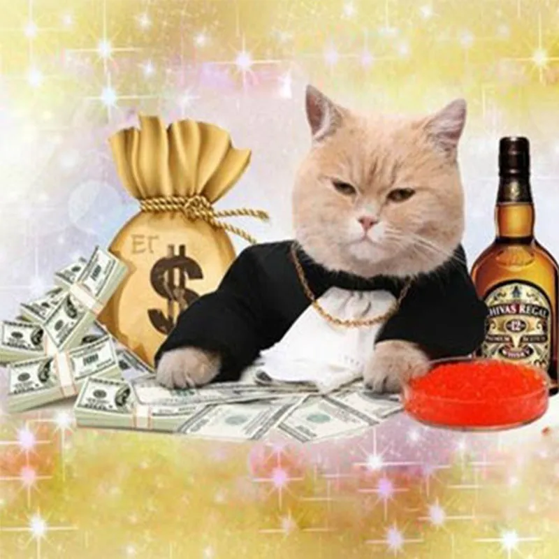 DIY Money Cat Needlework Diamond Painting Cross Stitch Embroidery Diamond Painting Full Round Diamond Mosaic Crystal Home Decor
DIY Money Cat Needlework Diamond Painting Cross Stitch Embroidery Diamond Painting Full Round Diamond Mosaic Crystal Home Decor