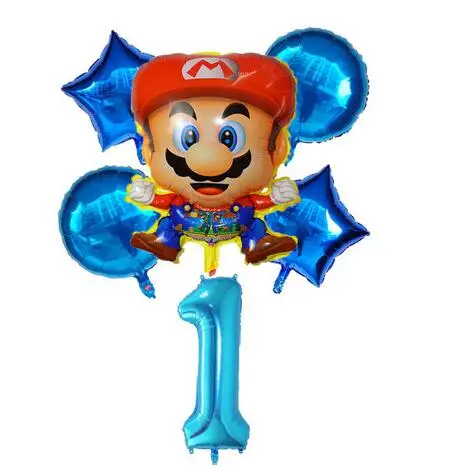 6pcs Super Mario Balloons 40 inch Number Balloons Boy Girl Birthday Party Mario Mylar Blue Red Balloon set Decorations Kids Toys
6pcs Super Mario Balloons 40 inch Number Balloons Boy Girl Birthday Party Mario Mylar Blue Red Balloon set Decorations Kids Toys