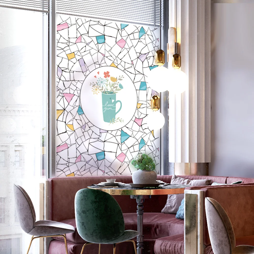 Free Customized Stained Static Cling Window Film Frosted Privacy Glass Sticker Home Decor Digital print BLT1619 Colorful
Free Customized Stained Static Cling Window Film Frosted Privacy Glass Sticker Home Decor Digital print BLT1619 Colorful