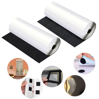3.28ft Self Adhesive Hook and Loop Tape Roll Sticky Back Strip Adhesive Backed Fabric Fastener Mounting Tape 3.94 inch Width
3.28ft Self Adhesive Hook and Loop Tape Roll Sticky Back Strip Adhesive Backed Fabric Fastener Mounting Tape 3.94 inch Width
