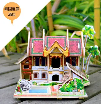 Robotime wooden 3D building model toy gift puzzle southeast Asia style house home Malaysia Thailand Singapore Bali Island 1pc
Robotime wooden 3D building model toy gift puzzle southeast Asia style house home Malaysia Thailand Singapore Bali Island 1pc