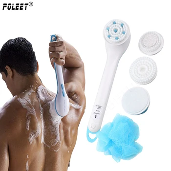 120PC/Lot Cleaning Bath Brush Spin Spa Massage Electric Shower Spin Scrubber System Long-handled 5 Attachment Sets Bathroom Tool
120PC/Lot Cleaning Bath Brush Spin Spa Massage Electric Shower Spin Scrubber System Long-handled 5 Attachment Sets Bathroom Tool