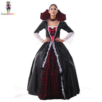 Deluxe Victorian Vampire Costume For Adult Women Gothic Black Ghost Bride Dresses Party Female Blood Countess Disguise Costumes
Deluxe Victorian Vampire Costume For Adult Women Gothic Black Ghost Bride Dresses Party Female Blood Countess Disguise Costumes