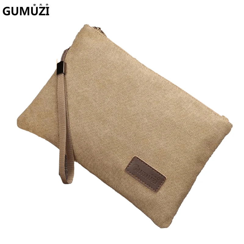 GUMUZI New Canvas Men clutch bag Fashion Business resistant and lightweight Wallet Casual Multifunction Purse Small Travel bags
GUMUZI New Canvas Men clutch bag Fashion Business resistant and lightweight Wallet Casual Multifunction Purse Small Travel bags