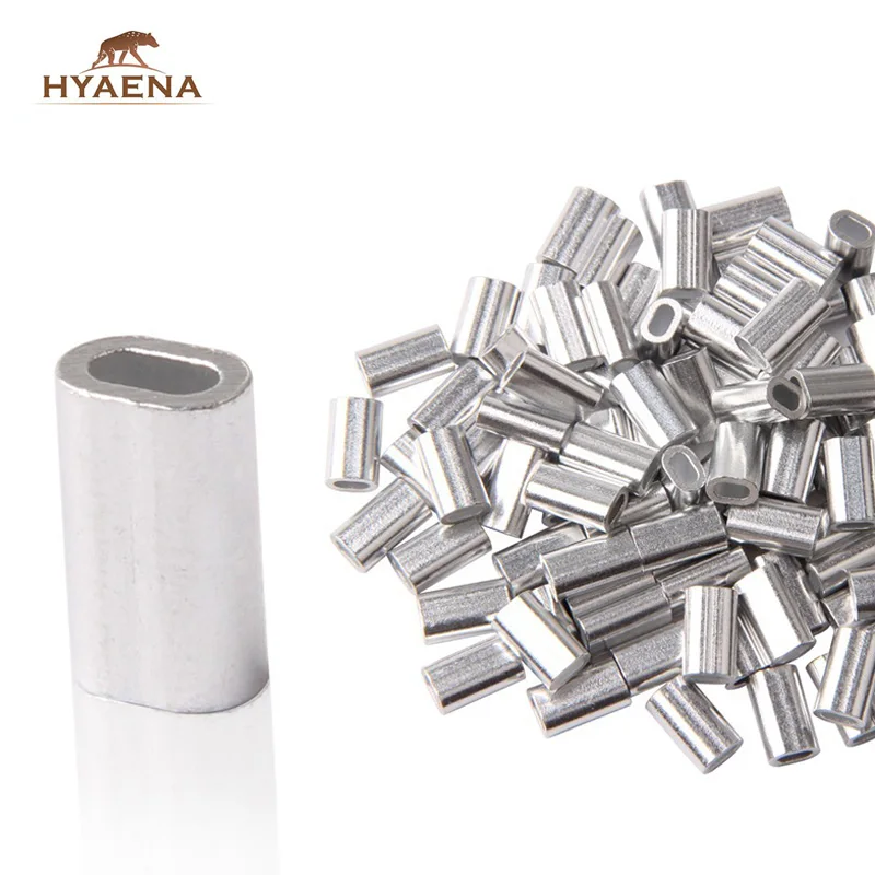 Hyaena 150pcs White Oval Aluminum Fishing Tube/Fishing Wire Pipe/Crimp Sleeves Connector/Fishing Line Accessories
Hyaena 150pcs White Oval Aluminum Fishing Tube/Fishing Wire Pipe/Crimp Sleeves Connector/Fishing Line Accessories