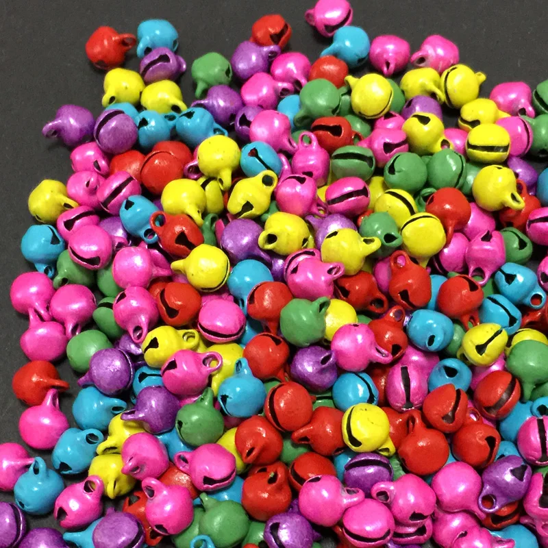 Hot Sale 50Pcs/lot Colorful Iron Loose Beads Small Jingle Bells Christmas Decoration Pendants DIY Crafts Handmade Accessories
Hot Sale 50Pcs/lot Colorful Iron Loose Beads Small Jingle Bells Christmas Decoration Pendants DIY Crafts Handmade Accessories