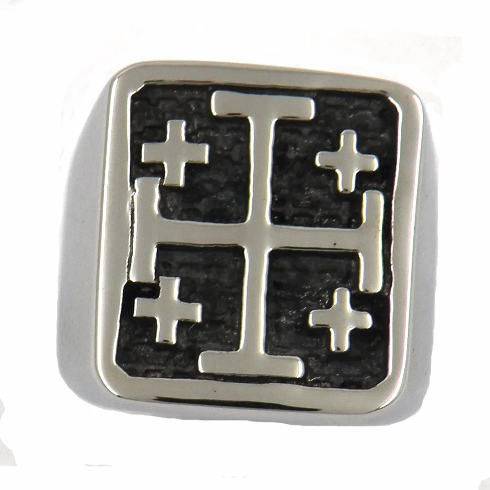 FANSSTEEL Stainless steel jewelry JESUS CHRIST CRUSADERS KNIGHTS TEMPLAR RELIGIOUS Jerusalem CROSS MASONIC RING FSR11W83
FANSSTEEL Stainless steel jewelry JESUS CHRIST CRUSADERS KNIGHTS TEMPLAR RELIGIOUS Jerusalem CROSS MASONIC RING FSR11W83