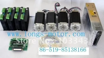 Free Ship to USA 4 Axis Nema 23 stepper motor 425 oz &stepper motor Driver DM542A controller board DB25 CNC--LONGS MOTOR
Free Ship to USA 4 Axis Nema 23 stepper motor 425 oz &stepper motor Driver DM542A controller board DB25 CNC--LONGS MOTOR