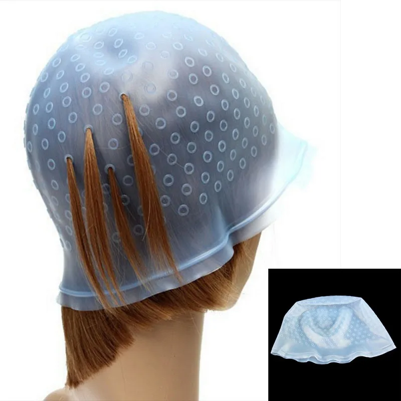 Professional Silicone Reusable Hair Colouring Highlighting Dye Cap Frosting Tipping Transparent Hair Dyeing Wax Cap Tools
Professional Silicone Reusable Hair Colouring Highlighting Dye Cap Frosting Tipping Transparent Hair Dyeing Wax Cap Tools