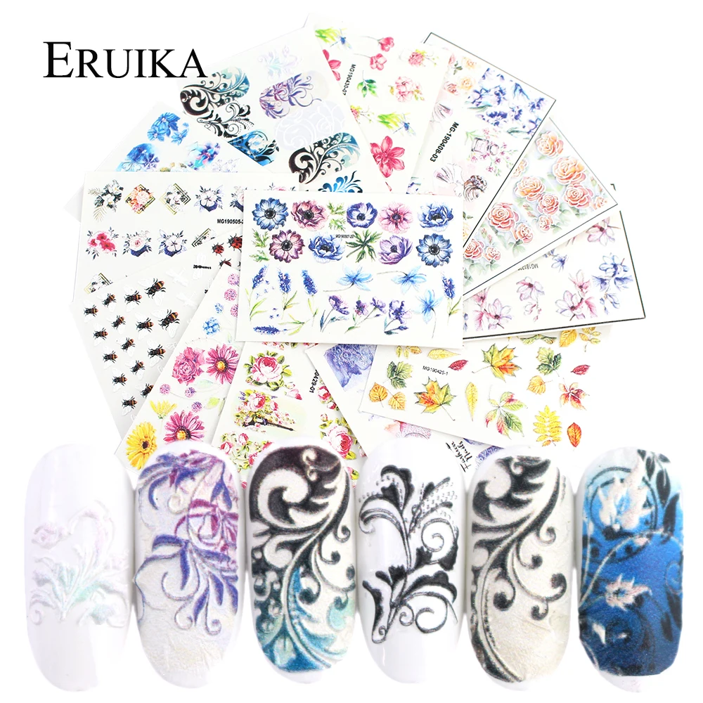 3D Embossed Nail Sticker Acrylic Engraved Water Flower Slider Decals for Nails Manicure Adhesive Tip Nail DIY Art Decoration
3D Embossed Nail Sticker Acrylic Engraved Water Flower Slider Decals for Nails Manicure Adhesive Tip Nail DIY Art Decoration