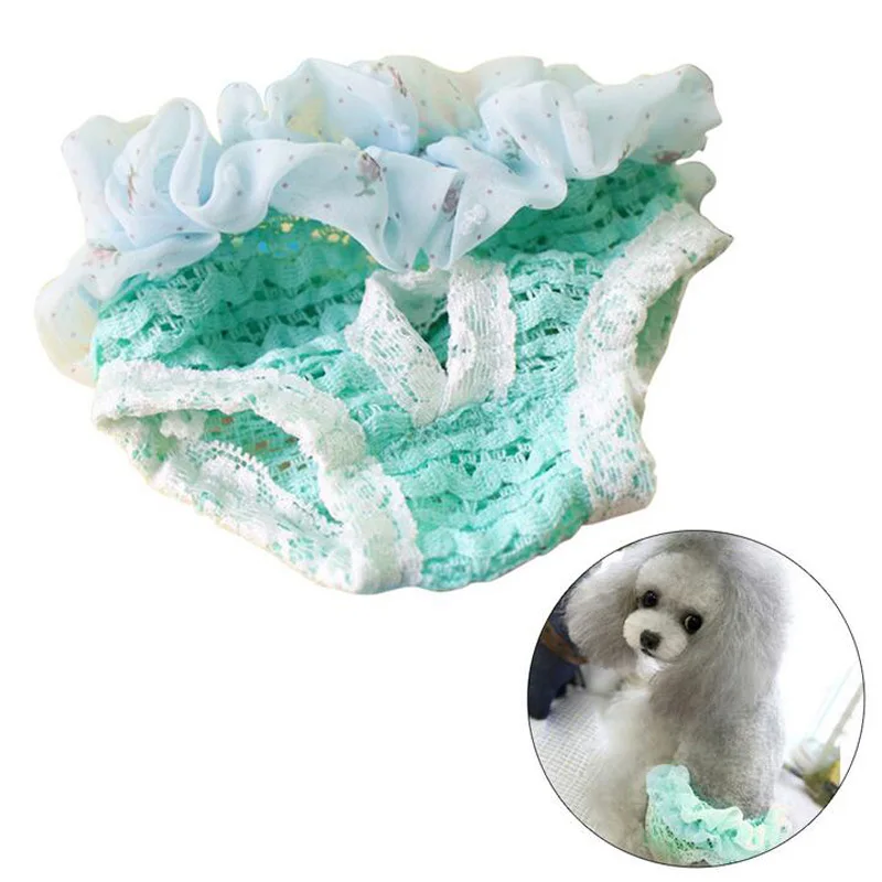2017 New Small Dog Diaper Sanitary Pure Color Lace Floral Dog Physiological Pants Washable Female Dog Shorts Underwear Pet Pants
2017 New Small Dog Diaper Sanitary Pure Color Lace Floral Dog Physiological Pants Washable Female Dog Shorts Underwear Pet Pants