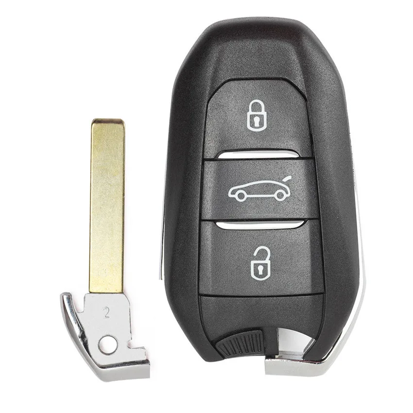 5pcs original 3 button smart remote key for Peugeot Citroen DS5 FSK 434mhz with PCF7945/7953(HITAG2) 46 chip
5pcs original 3 button smart remote key for Peugeot Citroen DS5 FSK 434mhz with PCF7945/7953(HITAG2) 46 chip