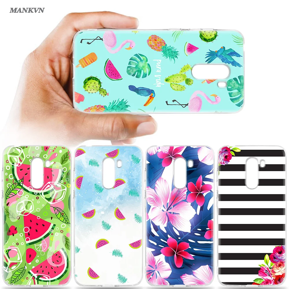 Summer Plant Animal Fruit Print Case for Xiaomi Mi A2 8 Lite Poco Pocophone F1 Silicone Cover for Redmi Note 6 5 Pro Back Shell
Summer Plant Animal Fruit Print Case for Xiaomi Mi A2 8 Lite Poco Pocophone F1 Silicone Cover for Redmi Note 6 5 Pro Back Shell