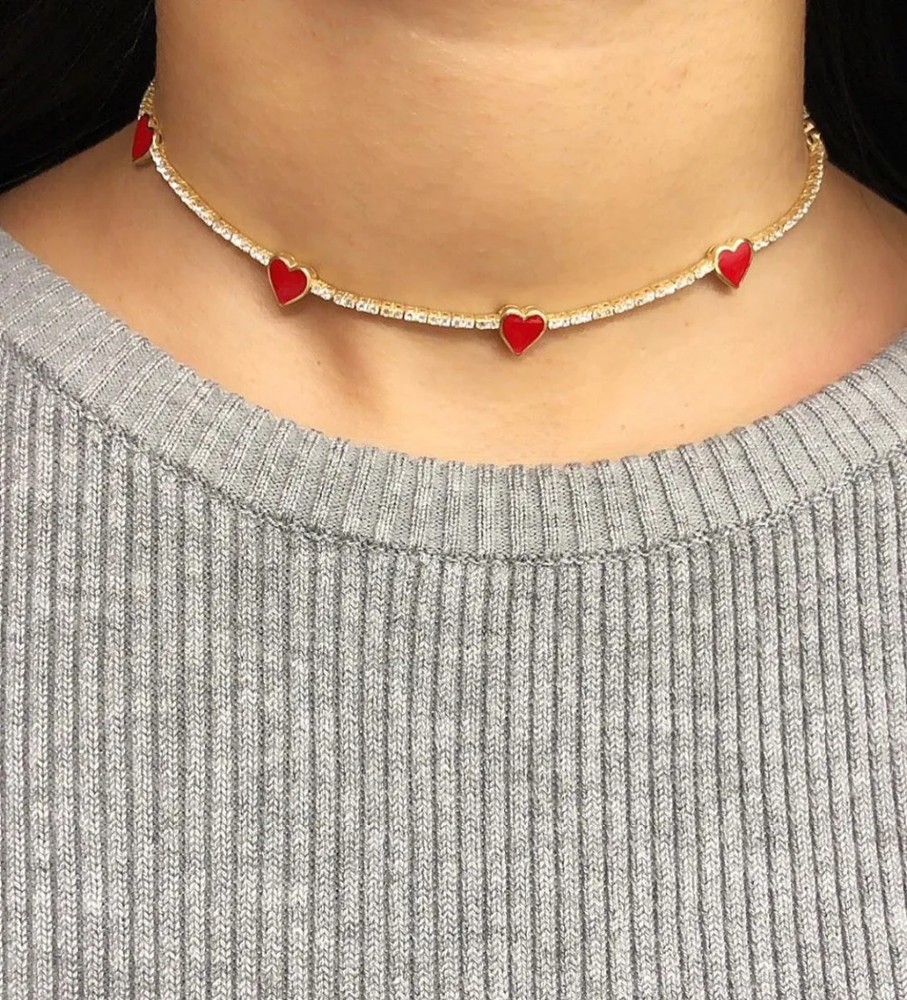 Choker Necklace American & European Style Wedding Engagement Necklaces Party Fashion modern Jewelry For Women Collares Bijoux
Choker Necklace American & European Style Wedding Engagement Necklaces Party Fashion modern Jewelry For Women Collares Bijoux