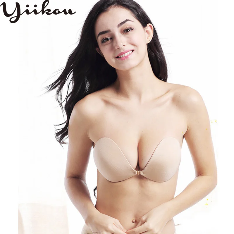 Female sexy wild thick silicone palm invisible chest stickers women gather no steel ring wedding dress cocktail bra
Female sexy wild thick silicone palm invisible chest stickers women gather no steel ring wedding dress cocktail bra