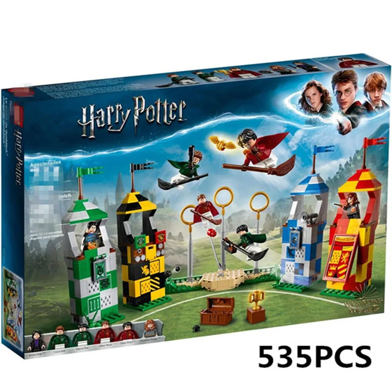 New Harri Potter Movie Quidditch Match Building Blocks Bricks Toys For Children Christmas Gifts Compatible With Legoing 75956
New Harri Potter Movie Quidditch Match Building Blocks Bricks Toys For Children Christmas Gifts Compatible With Legoing 75956