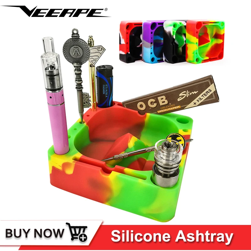 Electronic Cigarette Thick Silicone Ashtray Ash tray Smoke Swirl Holder Case Pocket for Vape Dry herb Vaporizer Carving Dab Tool
Electronic Cigarette Thick Silicone Ashtray Ash tray Smoke Swirl Holder Case Pocket for Vape Dry herb Vaporizer Carving Dab Tool