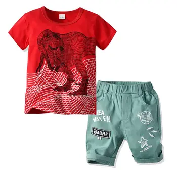 Toddler Boys Dinosaur Lion Clothes 2019 Kids Summer Clothes Children Clothing Sets T-Shirts And Shorts
Toddler Boys Dinosaur Lion Clothes 2019 Kids Summer Clothes Children Clothing Sets T-Shirts And Shorts