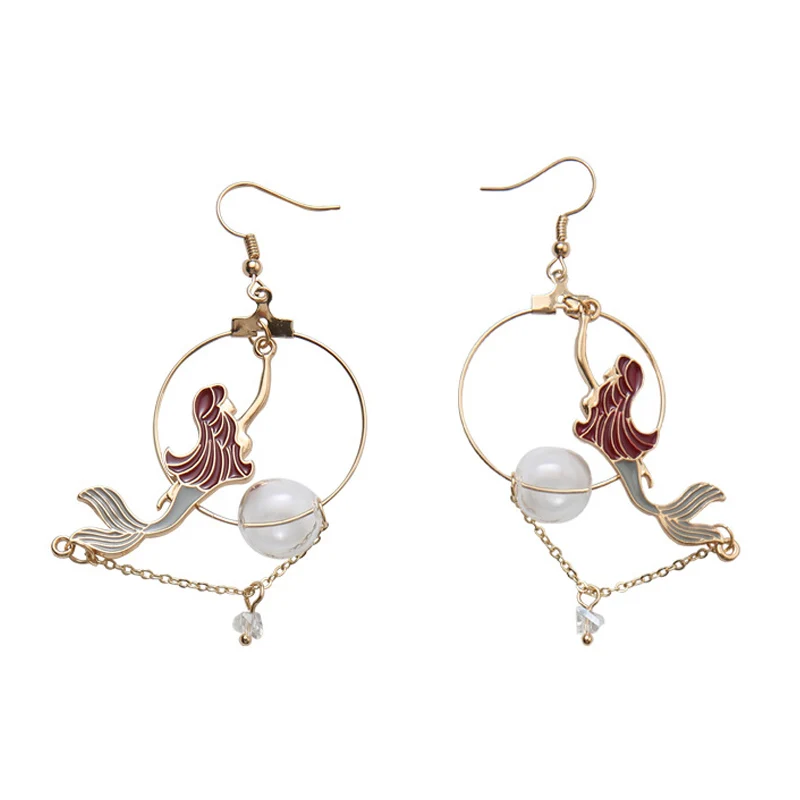 2018 Sweet Romantic Mermaid Transparent Bubble Circle Dangle Drop Earrings Pendientes For Women Girls Handmade Charm Jewelry
2018 Sweet Romantic Mermaid Transparent Bubble Circle Dangle Drop Earrings Pendientes For Women Girls Handmade Charm Jewelry