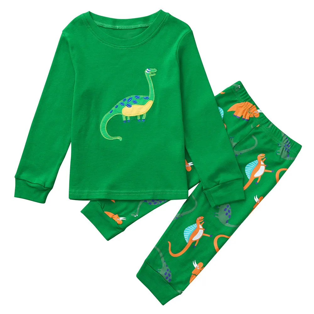 Dinosaur Print Set Home Service Comfortable Small Fresh 2PCSChildren Kids Boys Girls Dinosaur Print Top+Long Pants Set Outfit F4
Dinosaur Print Set Home Service Comfortable Small Fresh 2PCSChildren Kids Boys Girls Dinosaur Print Top+Long Pants Set Outfit F4