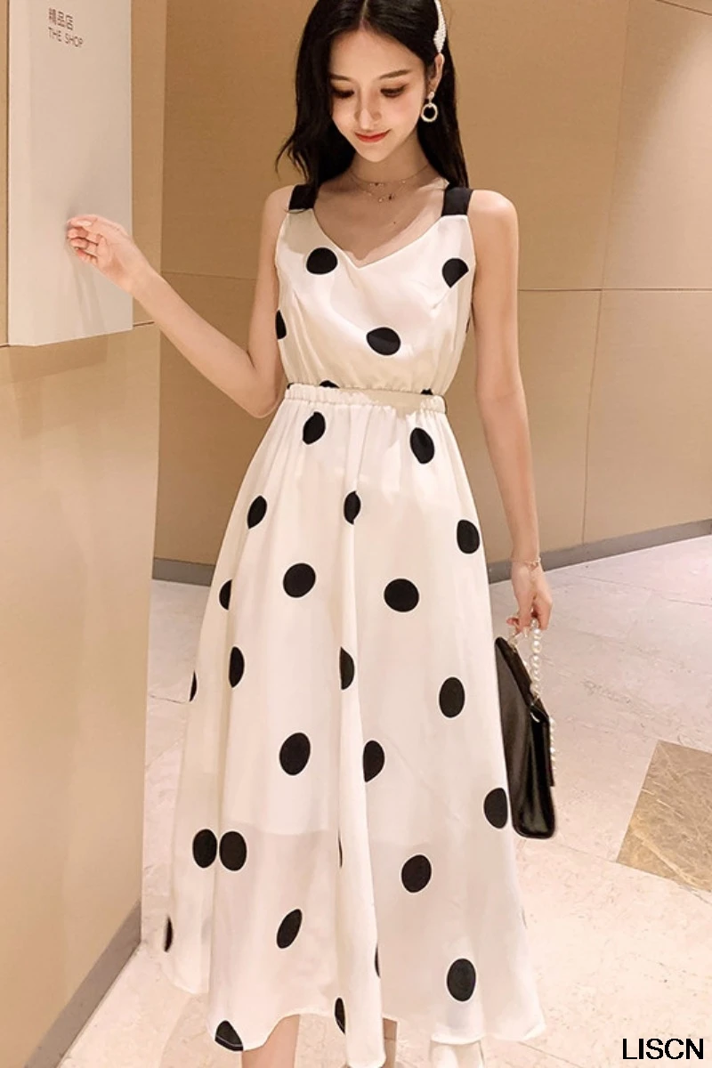 Women Bohemian Dot Printe A-line Party Dress Sexy Open Back Bow Elegant 2019 New Female Summer New Fashion Chic Vintage Vestidos
Women Bohemian Dot Printe A-line Party Dress Sexy Open Back Bow Elegant 2019 New Female Summer New Fashion Chic Vintage Vestidos