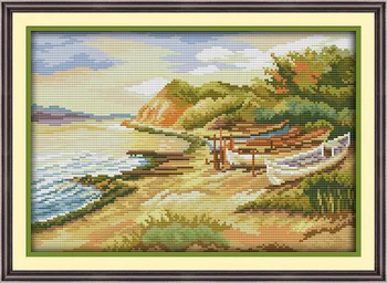 Joy Sunday Beautiful Seaside DMC threads Counted Chinese Cross Stitch Kits printed Cross-stitch set Embroidery Needlework
Joy Sunday Beautiful Seaside DMC threads Counted Chinese Cross Stitch Kits printed Cross-stitch set Embroidery Needlework