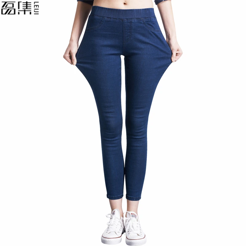 2017 Women Jeans Pant Slim Stretch Casual Cotton Plus Size Denim Trousers for woman Blue black 6xl
2017 Women Jeans Pant Slim Stretch Casual Cotton Plus Size Denim Trousers for woman Blue black 6xl