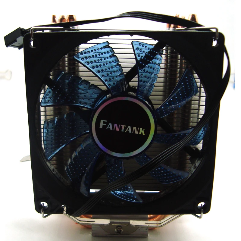 Кулер для процессора с 4 тепловыми трубками AMD Intel 775 1150 1151 1155 1156 радиатор 90 мм 4pin